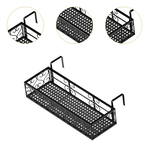 Soporte For Macetas Con Diseño Moderno For Balcón 60cm