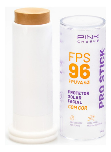 Base Facial Em Bastão Fps96 Pink Cheeks Cores