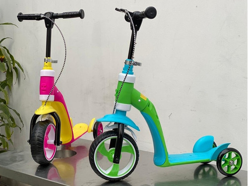 Scooter Y Bicicleta De Balance Ajustable Para Niños (as)