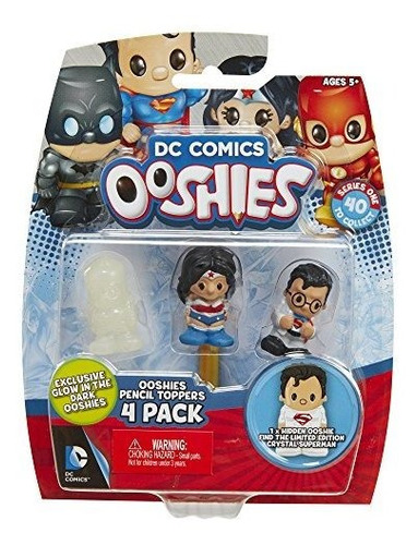 Ooshies Set 2  Dc Comics Series 1  Figura De Accion (4 Pack