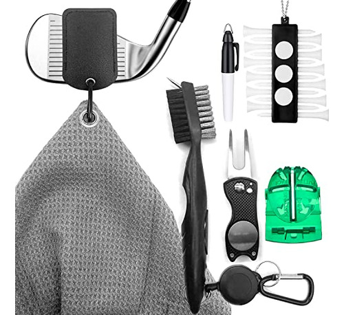 6-piece Golf Essentials Set With Magnetic Golf Towel, G...