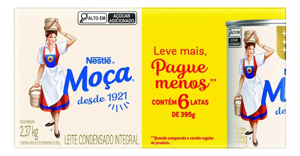 Pack Leite Condensado Moça Cx c/ 6 Unidades