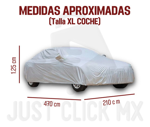 Cubierta Funda Protector Impermeable Para Coche Y Camioneta Color Gris