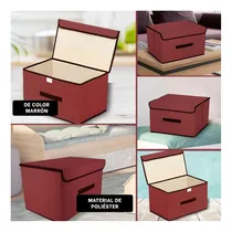 Comprar Pack4 Caja Para Organizar Articulos Marron Y+regalo Agendita