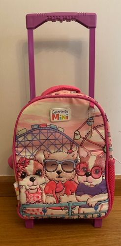 Mochila Simones Con Carrito Para Nenas Excelente Estado