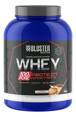 Whey 100% Pure Bluster Doce De Leite 900 G