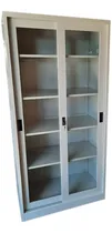 Comprar Vitrina Metálica Puertas Correderas Oficinas Veterinaria