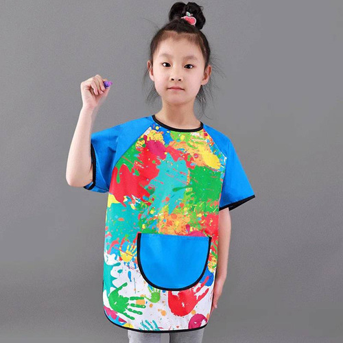 Li Delantales De Arte For Niños Blusa De Arte For Niños S