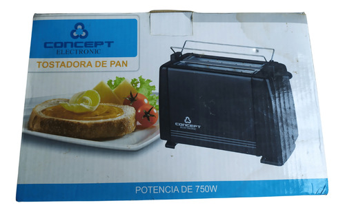 Tostadora De Pan 2 Rebanadas Concept Electronic 750w Nuevo