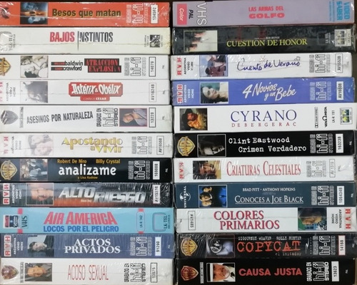 Películas Vhs Todo Original Amplio Catálogo - Consulte!!!