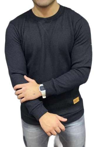 Sweater Waffle Panal Hombre