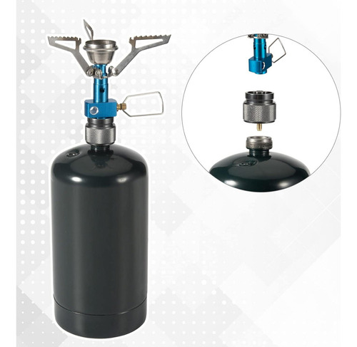 Adaptador De Estufa De Camping Seadesky 1lb A Válvula En417