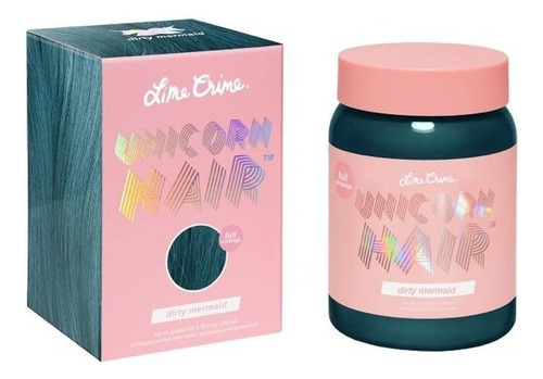 Tinte P/ Cabello Semipermanente Vegano Lime Crime 200 Ml Tono Dirty Mermaid