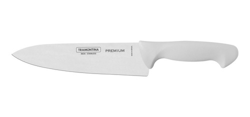 Cuchillo Cocina Tramontina Premium 8'' Acero Inox Blanco