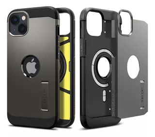 Funda Spigen Tough Armor Para iPhone 14 - Gun Metal