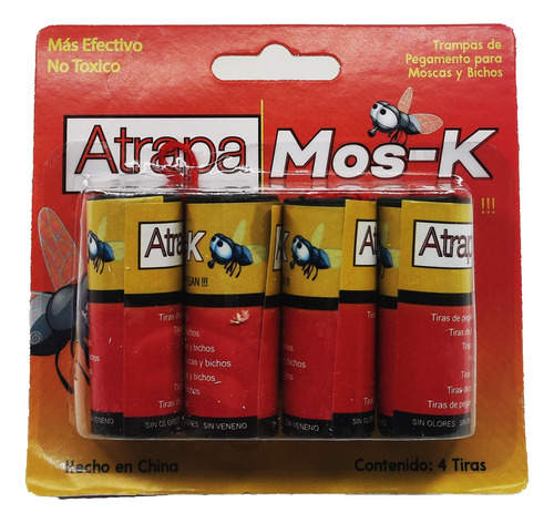 100 Trampas De Pegamento Para Moscas Pegamoscas Atrapamosca