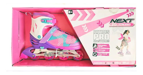 Patines Pro Ajustables Talla 22 A 25 En Línea Next Action