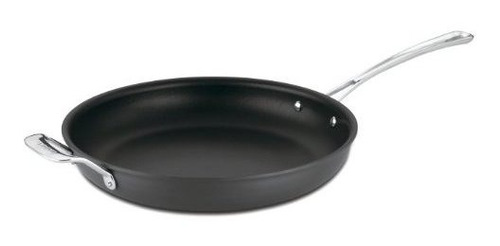 Cuisinart Contour Abierto Sartén (anodizado Duro, Negro