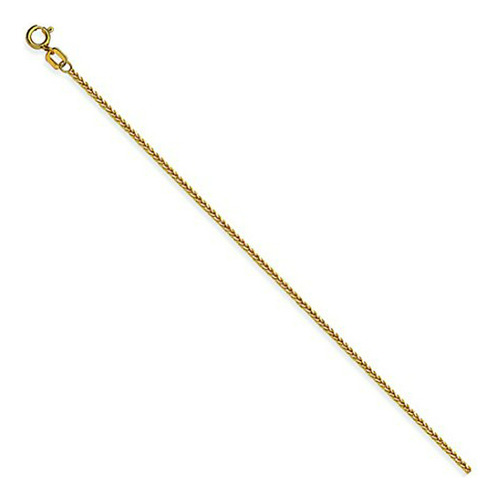 Square Wheat Chain, 14kt Gold Hollow Square Wheat Chain / 20