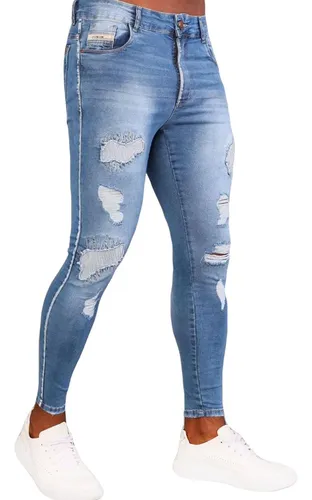 Calça masculina best sale detonada