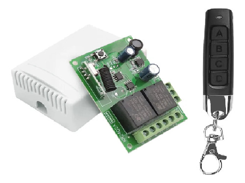 Receptor Rele Sem Fio 2 Canais Contato Seco 2 Control 5~245v