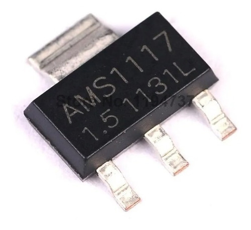 Ams 1117-1.5  Regulador Fijo 1,5 V   Sot-223 