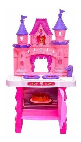 Imagen 2 de 3 de Cocinita Infantil Juguete Luz Y Sonido 2 En 1