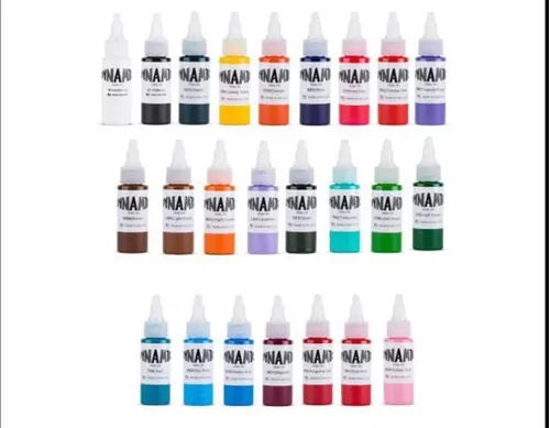 Tinta Profesional Para Tatuar Eternal Ink 25 Colores 1/2 Oz