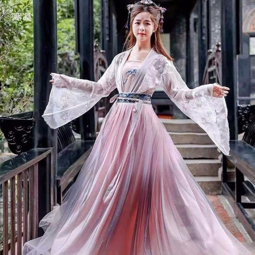 Traje Tradicional Chino Hanfu Vestido [u]