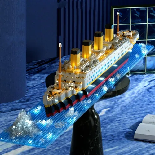 Titanic Micro Mini Juego De Bloques De Construcción 1860 Pc