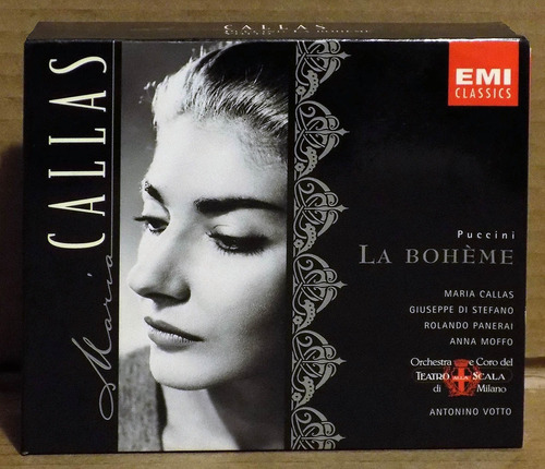 Puccini La Boheme 2 Cd Set + Booklet 232 Pags Maria Callas 
