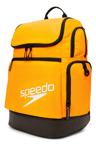 Mochila Speedo Teamster 2.0 Resistente Para Nadadores Unisex Color Naranja Diseño de la tela Liso