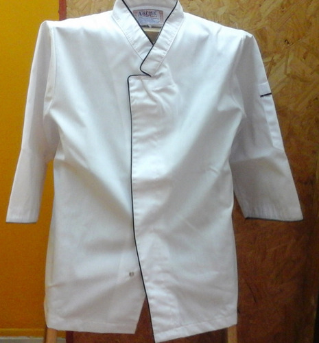 Chaqueta De Cheff - Blanca - Tela Arciel