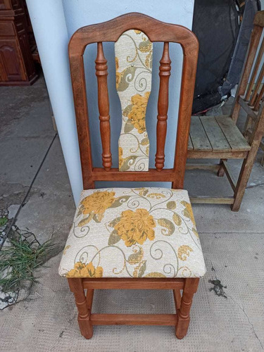Imagen 8 de 10 de Silla De Algarrobo Tapizadas X 6u