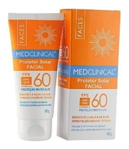 Protector Solar  Facial Factor 60 Medclinical 60gramos 