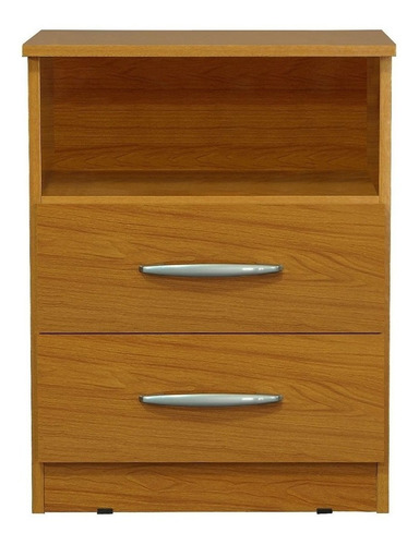 Mesa De Luz 2 Cajones 1 Estante Mosconi Express Dormitorio