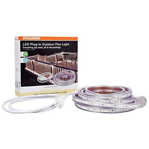 Tira De Luces Led Exterior Flex Light Strip 16.4' Sin C...