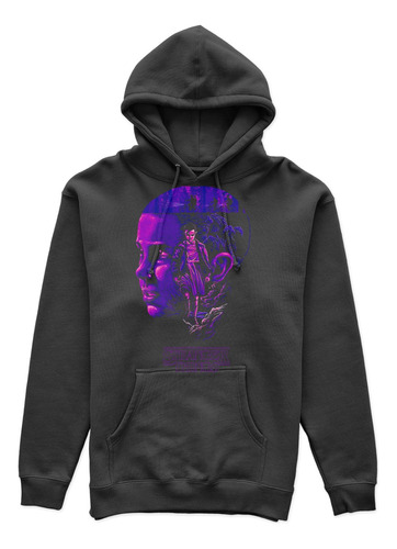 Canguro Eleven Stranger Things Morado Memoestampados