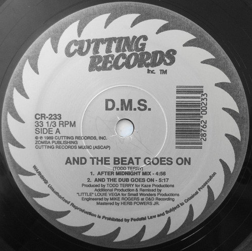 D.m.s. And The Beat Goes On Disco Importado