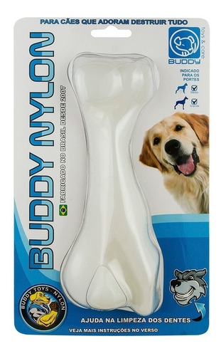 Imagem 2 de 3 de Ossao Super Resistente Em Nylon Buddy Toys Cachorro Grande