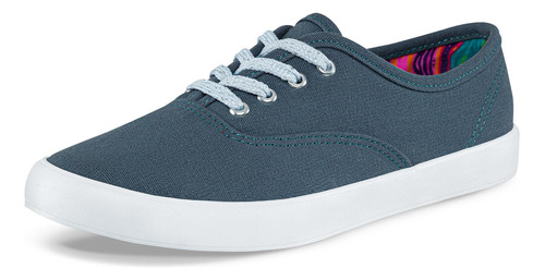 Zapatos Suksu Azul Para Mujer Croydon