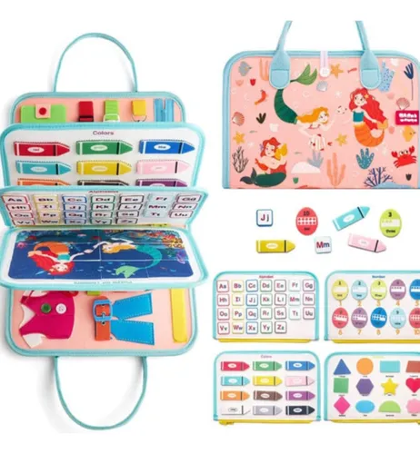 Libro Educativo Actividades Sensoriales Montessori Niños