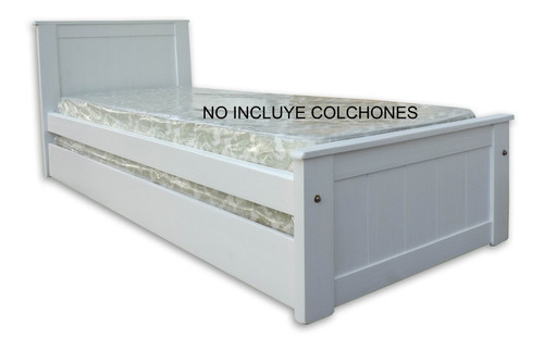 Imagen 2 de 5 de Cama Dormitorio Doble Americana Carrocama Envío Sin Cargo* Infantil Juvenil Color Elección