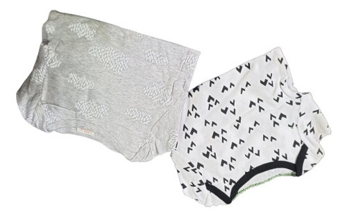Pack 2 Bodys Manga Larga Estampados Algodón Bebés 6-9 Meses