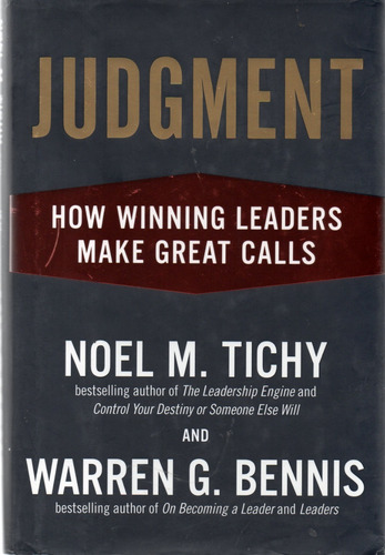 D2 - Judgment: How Winning Leaders Make Great Calls (Usado)