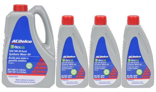 Aceite Acdelco 5w30 Sintetico Dexos Gen 3 Gasolina 8 Lts