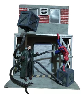 Marvel Legends Diorama Almacén Industrial Spiderman