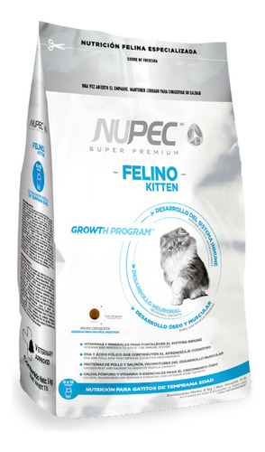 Croquetas Nupec Felino Kitten 1.5kg Primera Etapa Gato 