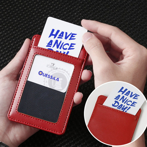 Funda Para Tarjeta De Licencia De Trabajo, Modelo Vertical N