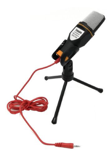 Imagem 1 de 1 de Microfone Tomate MTG-020 condensador preto/cinza